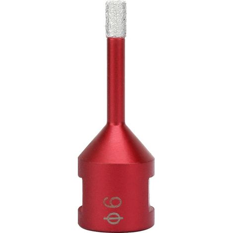 Mèche à trou pour bois brasée sous vide 6 mm, compatible avec meuleuse d'angle, pour perçage précis dans le bois (1/5)