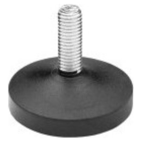 Vérin de réglage pour meuble 30mm – Longueur 40mm – Dimensions patin M10x32mm – Couleur noire – Ajustement précis et durable – Fortaps (1/4)