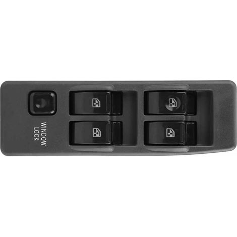Elektrischer Fensterheber-Bedienknopfsatz für Mitsubishi Pajero Montero 1990-2003, Schalter MR753373, Autoersatzteil, 2-teiliges Set, schwarz. (1/5)