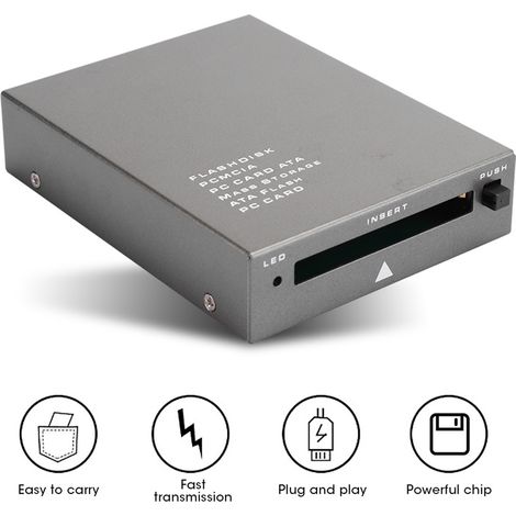 USB 2.0 ATA Flash-Speicherkartenleser für PC, Plug & Play, Universaladapter
