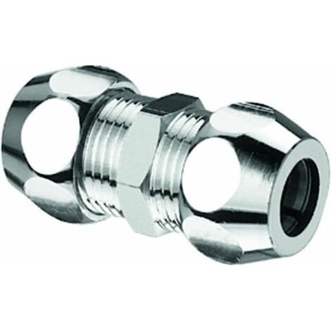 Schell Gerade Doppel Verschraubung 064360699 3/8 x 3/8, 8 mm, verchromt (1/3)