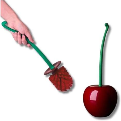 BUNTHAUS 1 Ensemble De Brosse De Toilette Cerise, Brosse De Toilette Créative, Brosses De Toilette Et Supports Brosse Toilettes WC Produits et Accessoires de Nettoyage (1/5)
