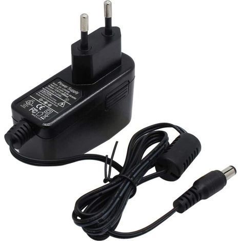 Adaptateur secteur 12V 1A DC pour caméra de sécurité IP/CCTV, cordon d'alimentation AC vers DC, chargeur, sortie DC 12V 1000mA, entrée AC 100V-240V/50 ou 60Hz/0.4A Max, prise UE, noir -I (1/4)