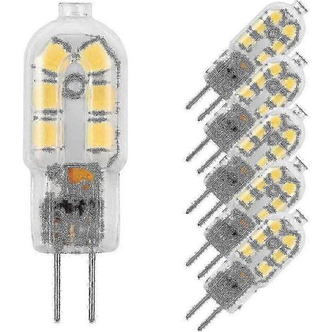 Ampoule LED G4 blanc froid AC/DC 12 V 2 W, lot de 10 (NC N) (1/3)