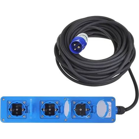 ProPlus Regleta de 3 enchufes Schuko 5 m (1/3)