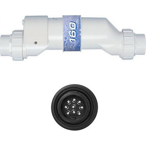 Cellule d'électrolyseur piscine X-CELL 160 CCEI Transparente connecteur 9 points (1/3)