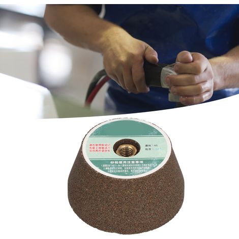 Meule de rectification en carbure de silicium pour ponceuse angulaire - Diamètre 75mm, Épaisseur 40mm - Forte stabilité, excellent effet de rectification, haute vitesse d'élimination (1/5)