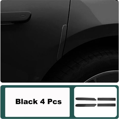 (Lot de 4 noirs) Convient aux BMW Denza Z9 GT 2024-2025 : protections de bord de portière, bandes de protection anti-rayures et barres anti-collision. (1/4)