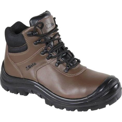Scarpe Antinfortunistiche Alte Soletta Antiforo Puntale in Acciaio - 7236BK - Taglia 44
