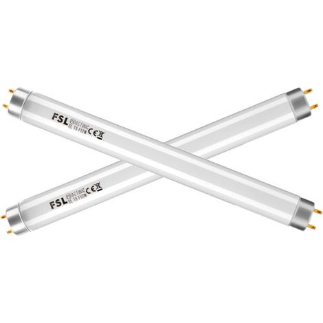 Lot de 2 tubes UV F10 T8/BL 33cm – Remplacement pour lampe anti-insectes – Compatible avec modèles variés – Élimination efficace des nuisibles – Wancle