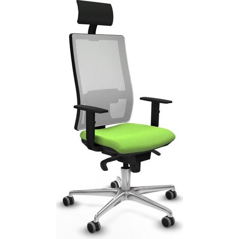 Piqueras y Crespo 1D086G1 Chaise de bureau pistache ergonomique (1/3)