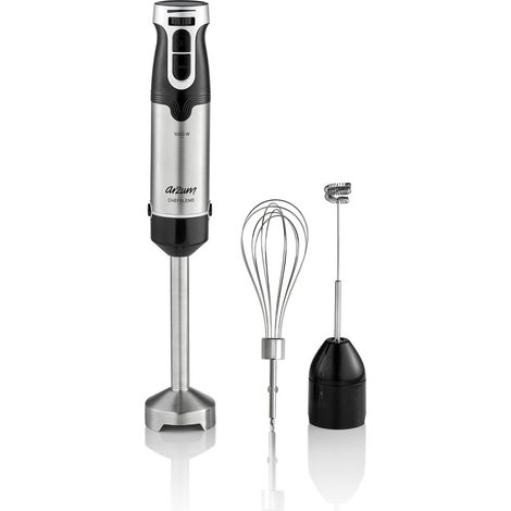 arzum AR1160 Mixeur plongeant 1000 W réglage de la vitesse en continu noir, inox C839312 (1/2)