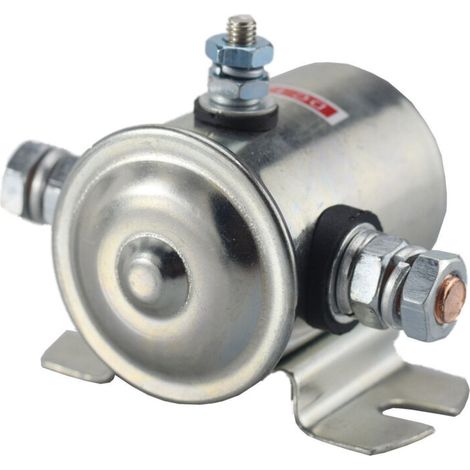 Relais Électrique 3 Bornes 12V 200A pour Treuil de Véhicule Utilitaire (1/4)