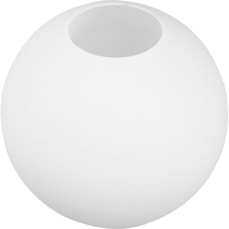 Kugelförmiger Lampenschirm aus weißem, mattiertem Glas (13 cm Durchmesser) – Sanfte Lichtstreuung – Für Decken- und Pendelleuchten – Wohnzimmer, Schlafzimmer, Badezimmer (1/5)