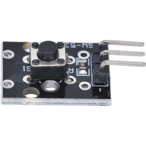 Module de bouton 3 broches 1 position, interrupteur à clé, carte capteur, accessoire pour bricolage KY-004 (1/5)