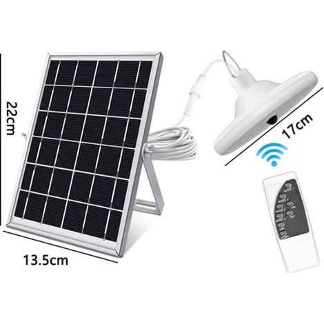 56Leds 600LM Solar Lights Outdoor,4 Modes Solar Hanging Lights,Adjustable Panel,6 Brightness with Remote Control,IP66 Waterproof Led Lights for Garden,Camping/Pergola/Balcony/Terrace,White [Energy Cla (1/5)