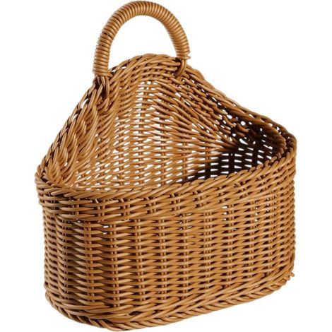 1 Panier suspendu, Plastique, Style rustique, Rangement mural, Cuisine, Salon (1/5)