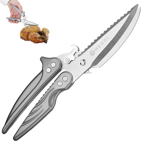 Tijeras para carne y aves, extensibles, longitud 256 mm (1/5)