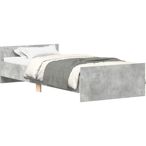 Maison Exclusive - Giroletto Grigio Cemento 90x200 cm in Legno Multistrato (1/5)