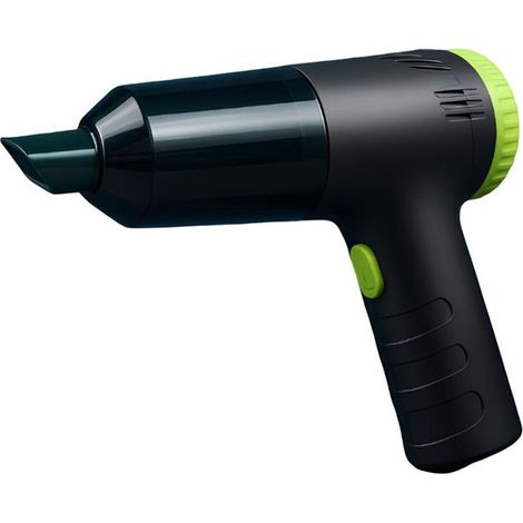 Aspirateur Portable Rechargeable 120 W Puissant Pour Maison Et Voiture Noir (1/4)
