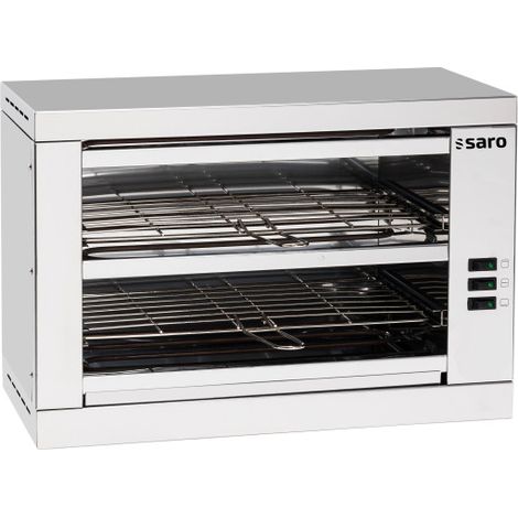 Grille-pain - 6 toasts - Chauffage réglable - Bac miettes - Design moderne - Saro
