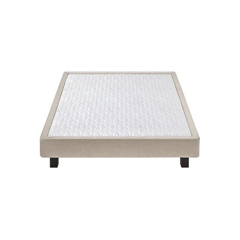 Epeda CELEST SABLE Sommier tapissier 80x200 Beige Crème Amande, zone bassin renforcée, label PEFC