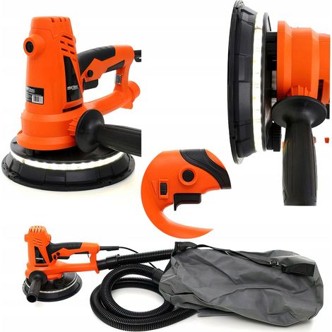 Kraft&Dele 1400W LED-Gipsschleifer mit Staubbeutel (1/5)