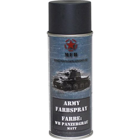 MFH - Military & Adventure 40352 Farbspray WH PANZERGRAU matt RAL 7016 400 ml Panzer-Grau (matt) 1 S