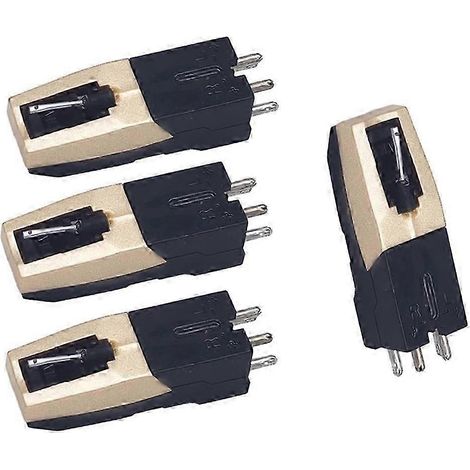 Lot de 4 stylets de platine vinyle pour phonographe, gramophone, etc. (1/5)