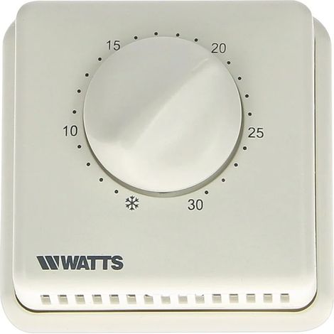 Thermostat d'ambiance filaire CHRONOBAT horloge hebdomadaire - Watts
