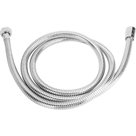 Flexible de douche en acier inoxydable de 1,5 m avec filetage G1/2 po - Accessoires de douche pour salle de bain domestique (1/5)