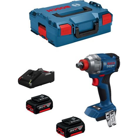 Drehschlagschrauber BOSCH GDX 18V-285 (2 x 5,0 Ah + GAL18V-40 + L-Boxx 136)