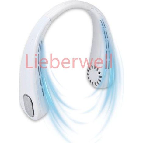 Ventilateur de cou portable EASY BREEZE de B.Living , Mini ventilateur mains libres rechargeable USB (1/4)
