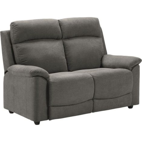 Canapé de relaxation en tissu Katika-Gris-Système Electrique-1 place fauteuil (1/4)