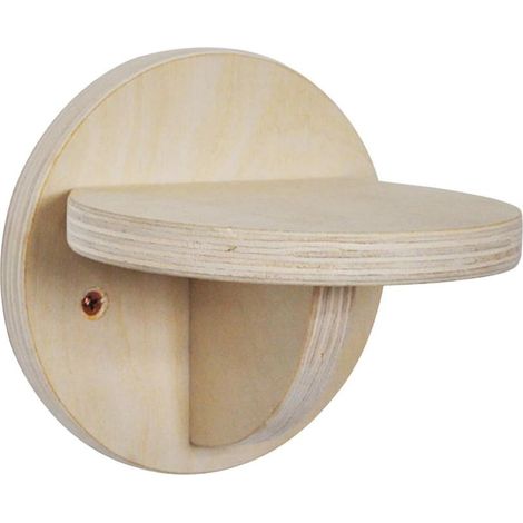 Étagère Murale Bois pour Chats Plateforme Escalade Pin Escalier Suspendu (1/5)
