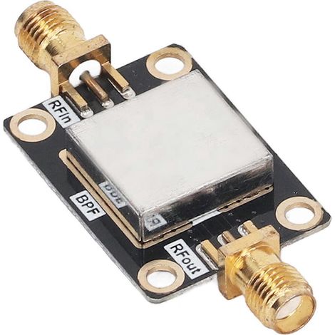 Filtre passe-bande 50 ohms à faible perte d'insertion pour équipements radioamateurs SDR avec interface SMA (1/4)