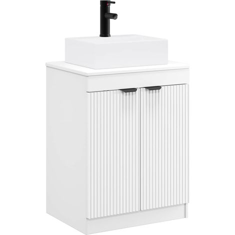 Bathroom Furniture Set White Engineered Wood vidaXL (1/5)