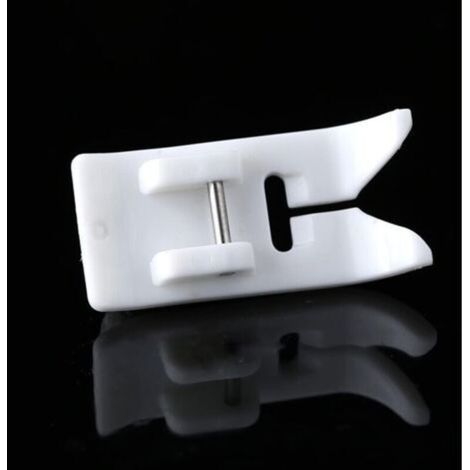 Set of 2 non-stick Teflon presser feet for sewing machines (1/4)