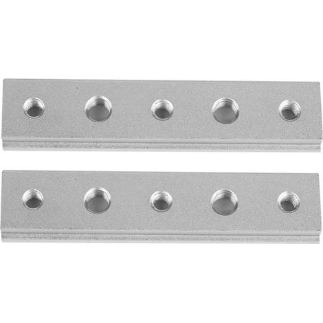 Gabarit de voie à onglet en alliage d'aluminium, Type 30 45, 100mm, accessoire d'outil électrique, gabarits, barre de Rail, outils pour le travail du bois, 2 pièces (1/5)