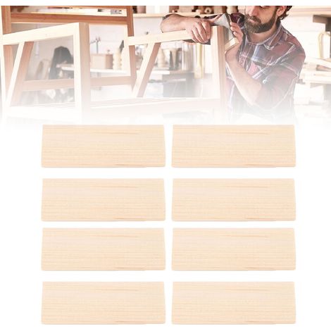 Tenon en bois Domino 82250 mm, cheville en bois massif, bouchon en bois de hêtre, connecteur d'assemblage pour meubles en bois pour systèmes d'assemblage à tenon et mortaise, travail du bois à la main (1/5)