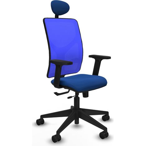 Chaise bureau piqueras y crespo Motilla noir accoudoirs ajustables (1/2)