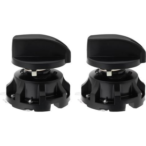 Lot de 2 interrupteurs rotatifs 4 positions 3 vitesses 120 V – 250 V pour ventilateurs industriels et domestiques avec boutons (1/5)