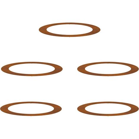 Jardinière，Pot de Fleurs en Acier Corten Acier corten Grand Jardinière，Pot de Fleurs CFW95669