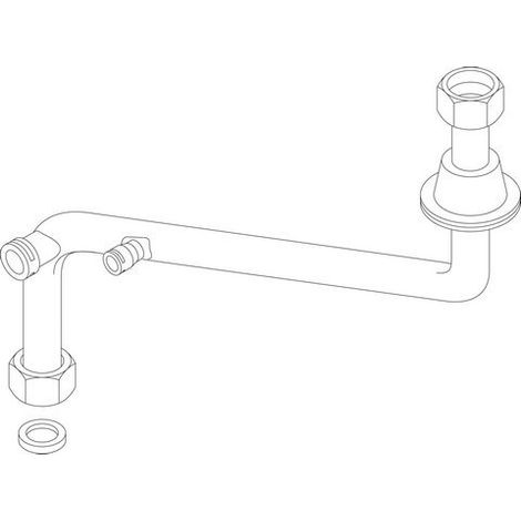 BOSCH Ersatzteil TTNR: 87107158630 Verbindungsrohr (1/2)