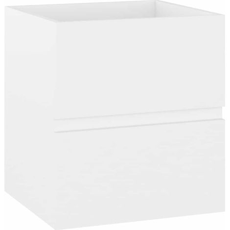 Maison Exclusive - Waschbeckenunterschrank Weiß 41x38,5x45 cm Hol (1/5)
