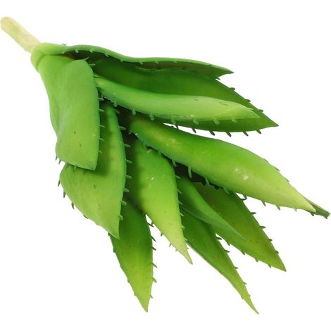 Artificial Plant - Chic and Refreshing Decoration - Realistic Succulent in Green Plastic - Highly Simulated and Natural Appearance for Living Room or Home Office (1/5)