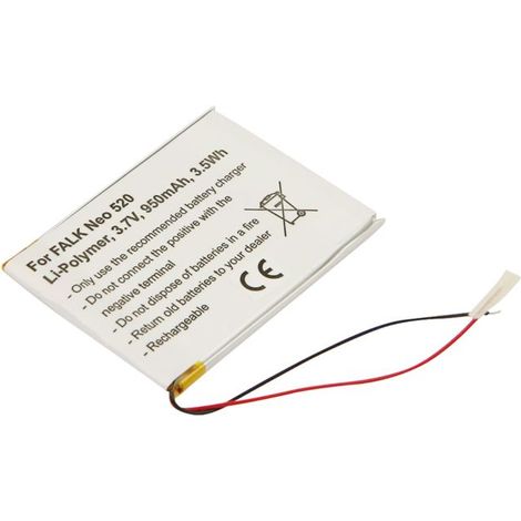Batterie GPS pour FALK Neo 520 Li-Polymer 3.7V 950mAh 3.5Wh (1/3)