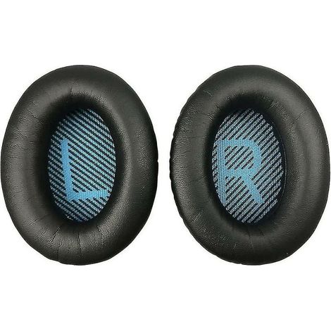 Black Ear Cushion Kit Bose Quietcomfort 35 Qc35 Headphones Pads Cups Replacement (1/5)