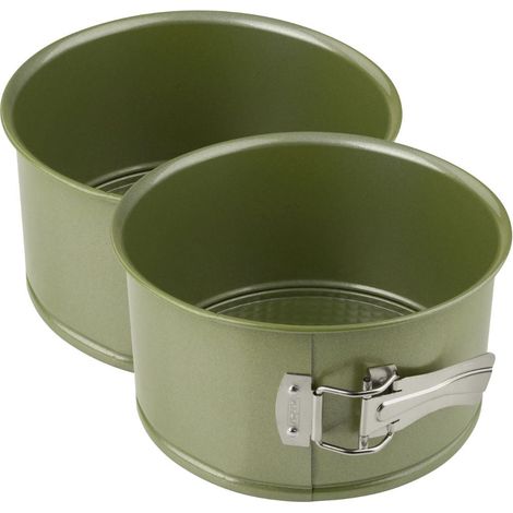 Ensemble de 2 Moules à panettone à charnière 18 cm Zenker Green Vision (1/5)