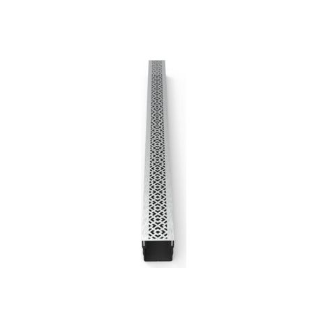 Caniveau XXS MINI L 6,5 cm Grille INOX Style - StarDrain - LINE ECO - Inox Diamond 100cm (1/2)